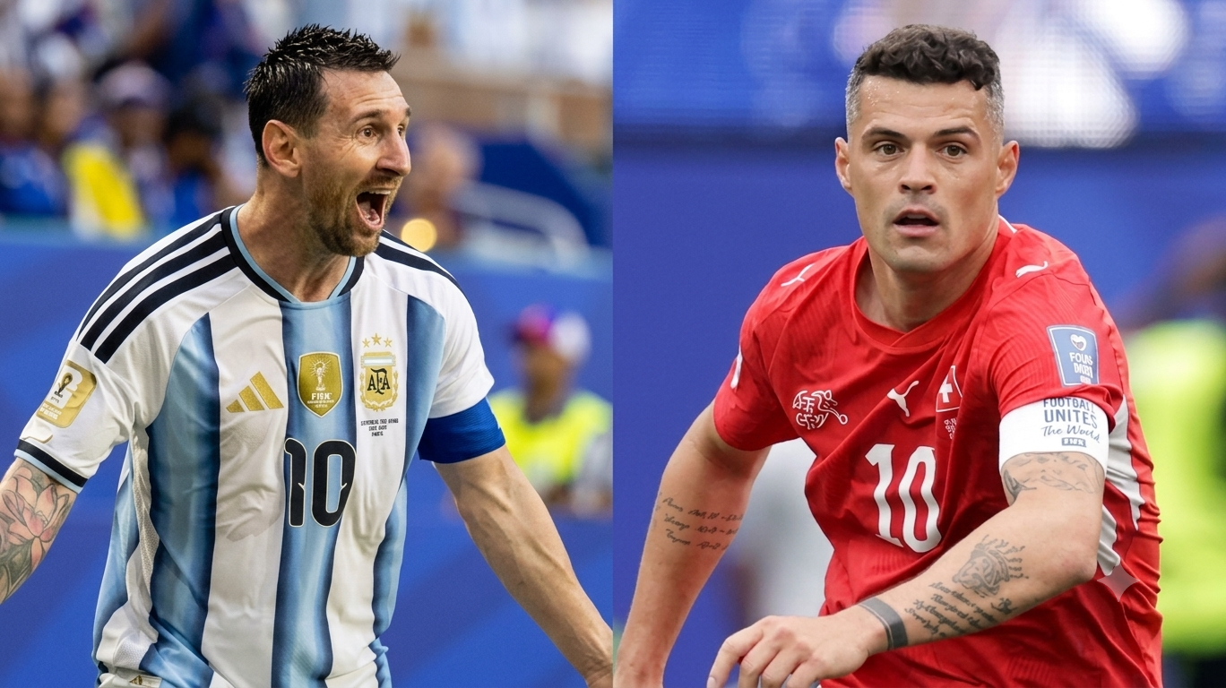 مباراة الأرجنتين أمام سويسرا بالربع النهائي