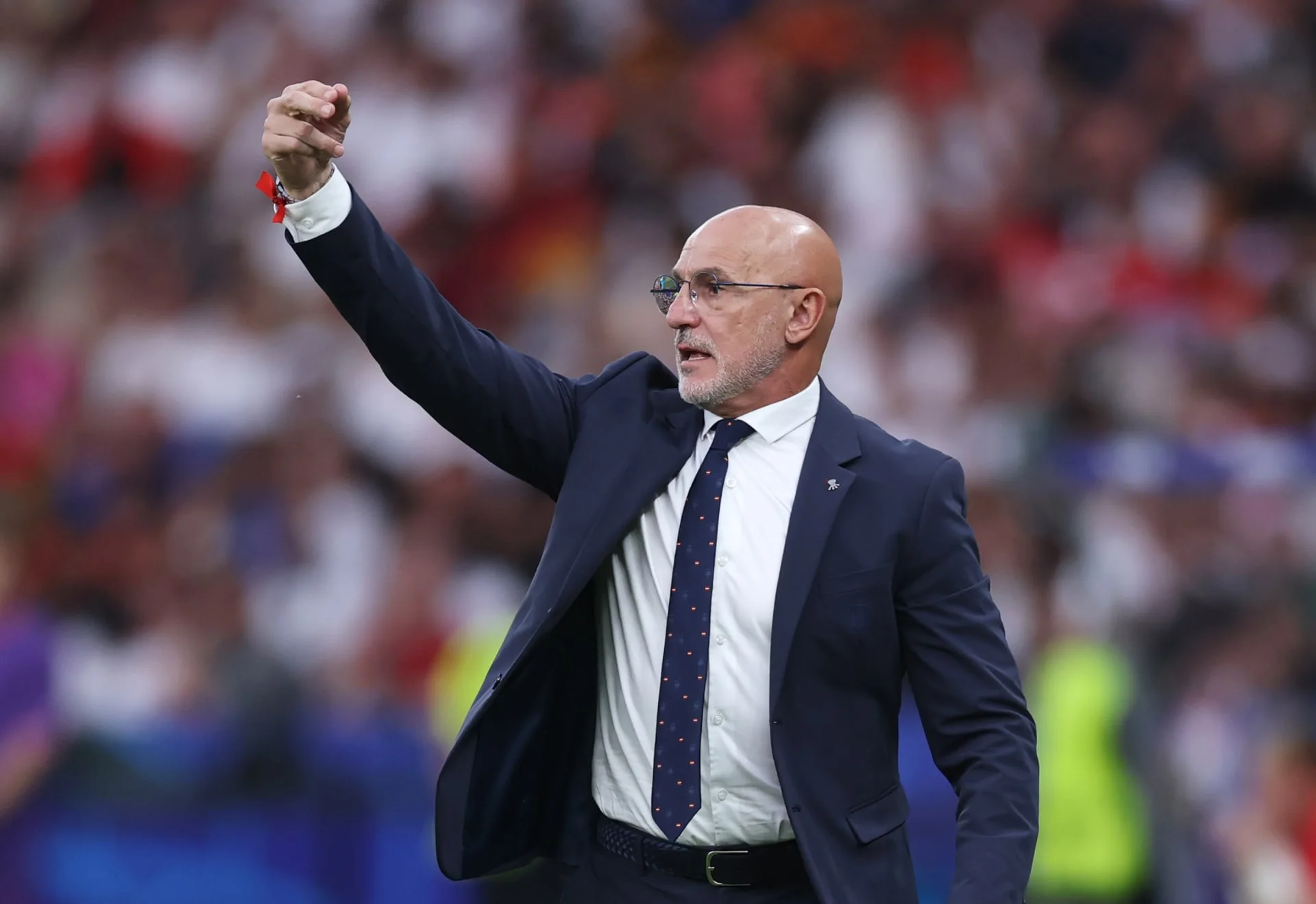 لويس دي لا فوينتي المدير الفني لمنتخب إسبانيا