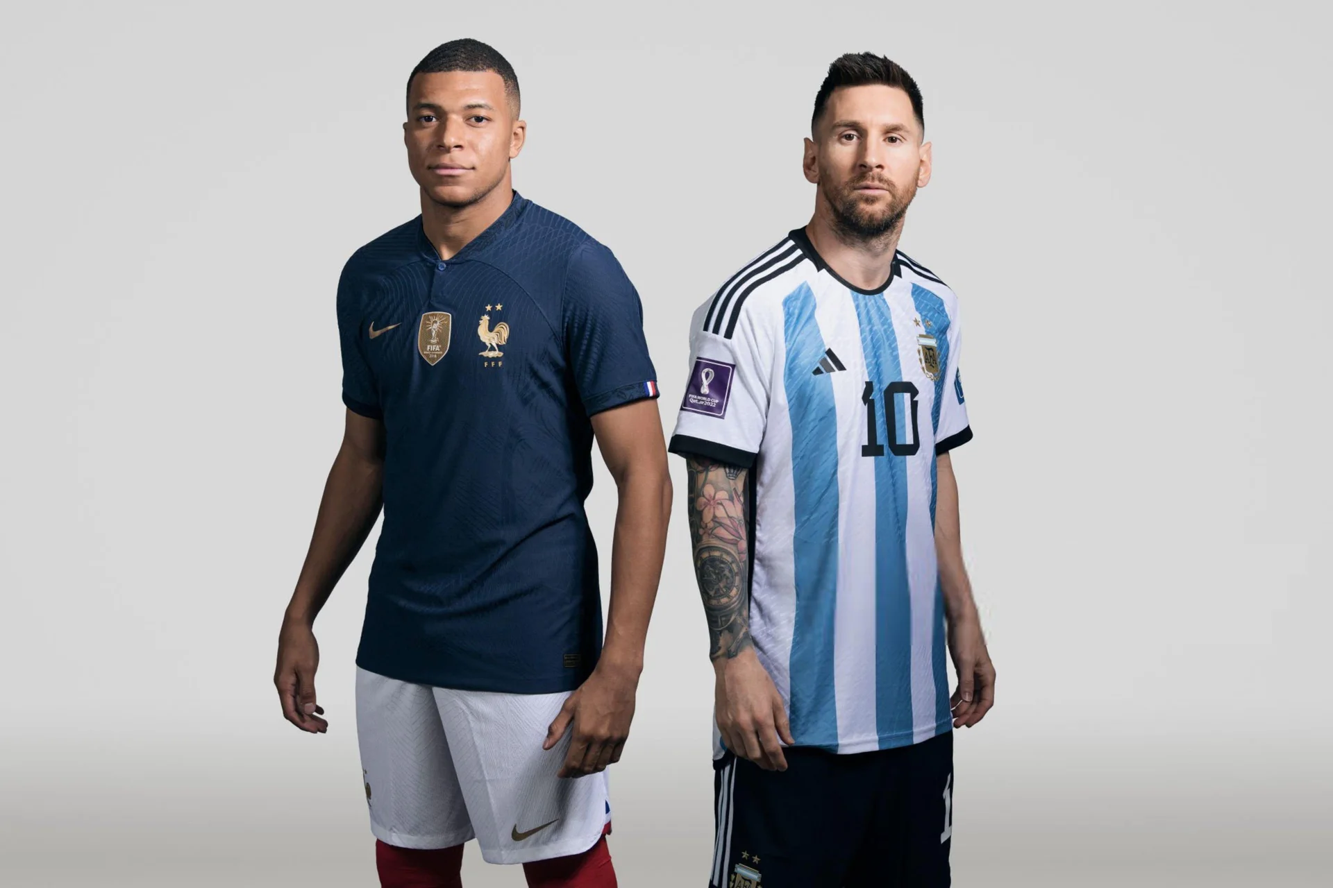 كيليان مبابي وليونيل ميسي