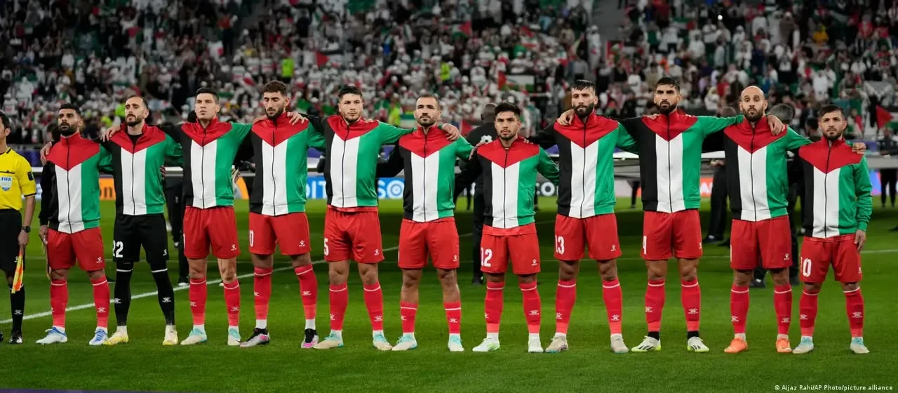 لاعبين فلسطينين