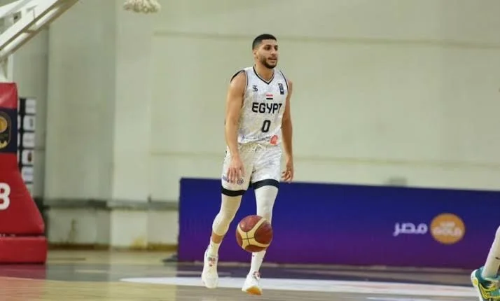 احمد عادل "دولا" لاعب منتخب مصر لكرة السلة