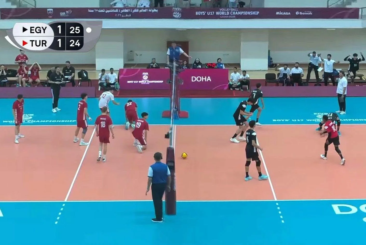 منتخب مصر لناشئي الكرة الطائرة