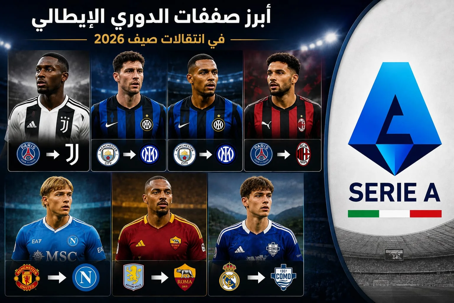صفقات الدورى الإيطالى