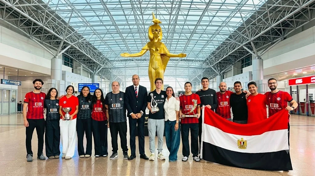 وزارة الشباب تستقبل أبطال الإسكواش