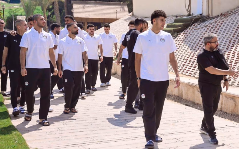 جولة للاعبى منتخب مصر داخل فندق الإقامة