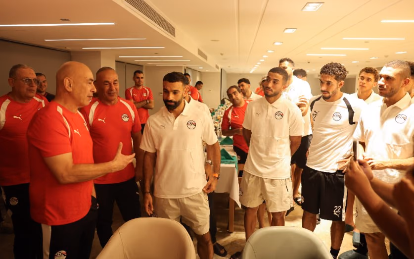 محمد صلاح ولاعبى المنتخب