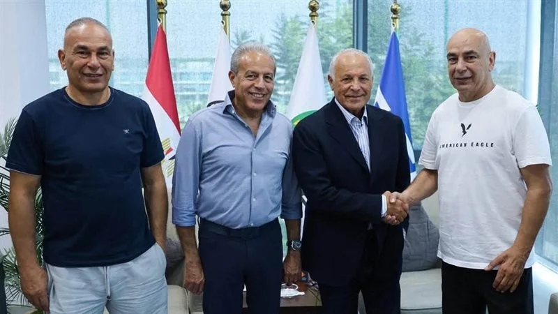 هانى أبو ريدة وحسام حسن