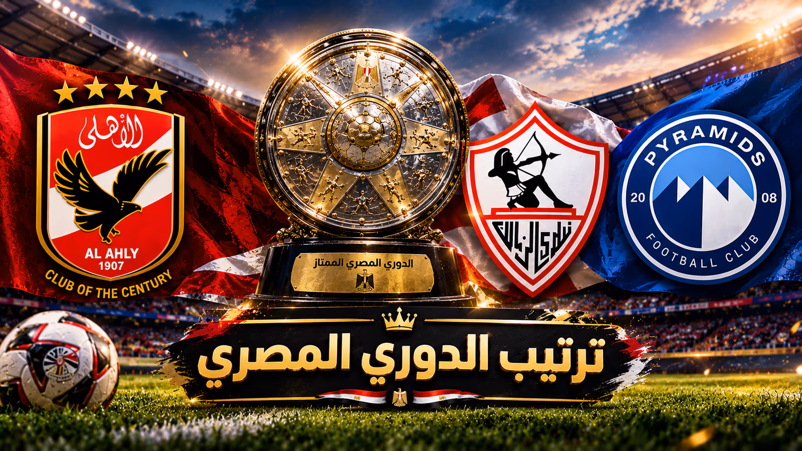 جدول ترتيب الدوري المصري