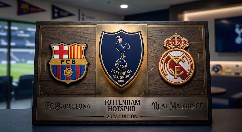 ريال مدريد وبرشلونة وتوتنهام