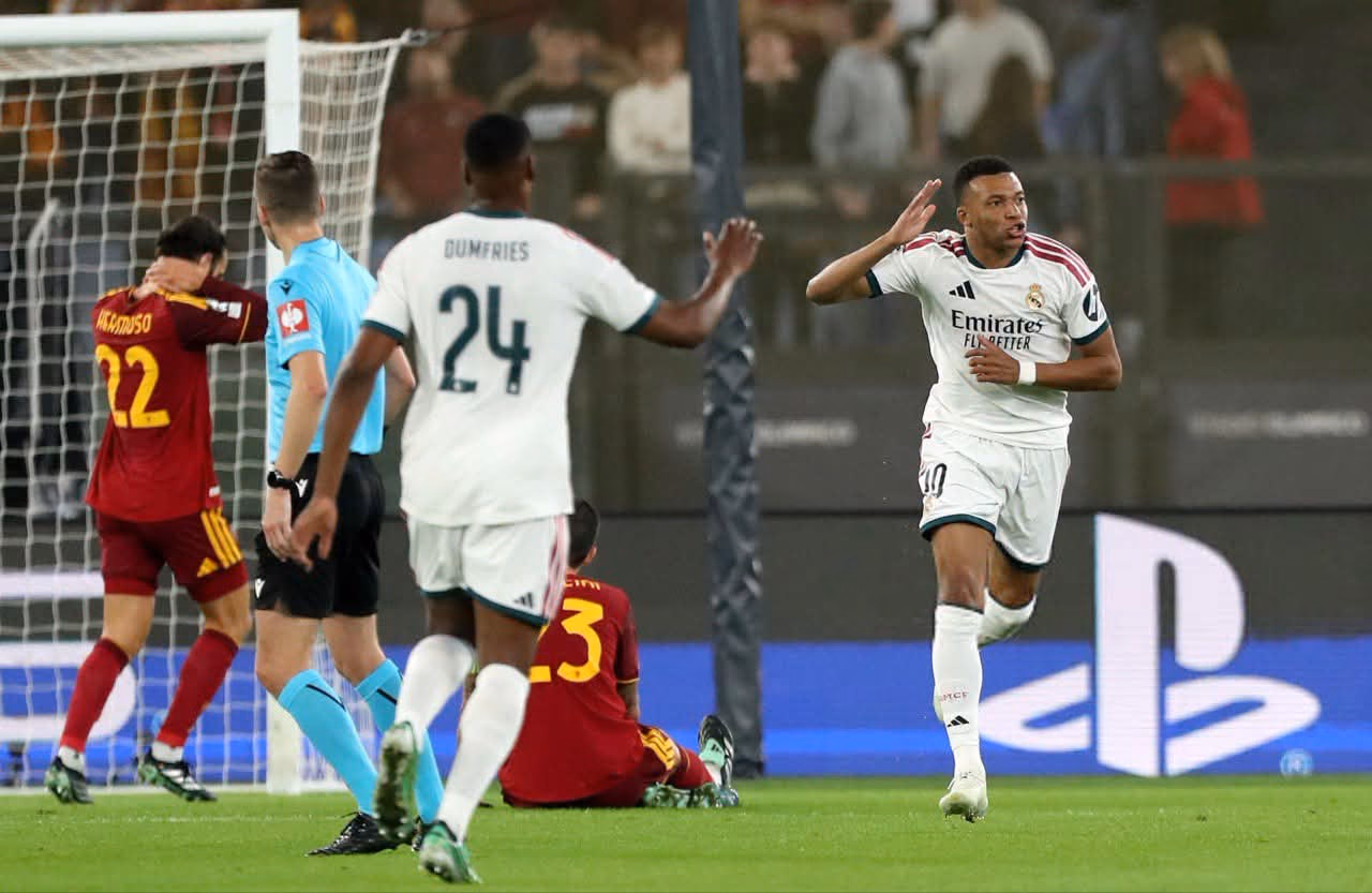 مباراة ريال مدريد و روما