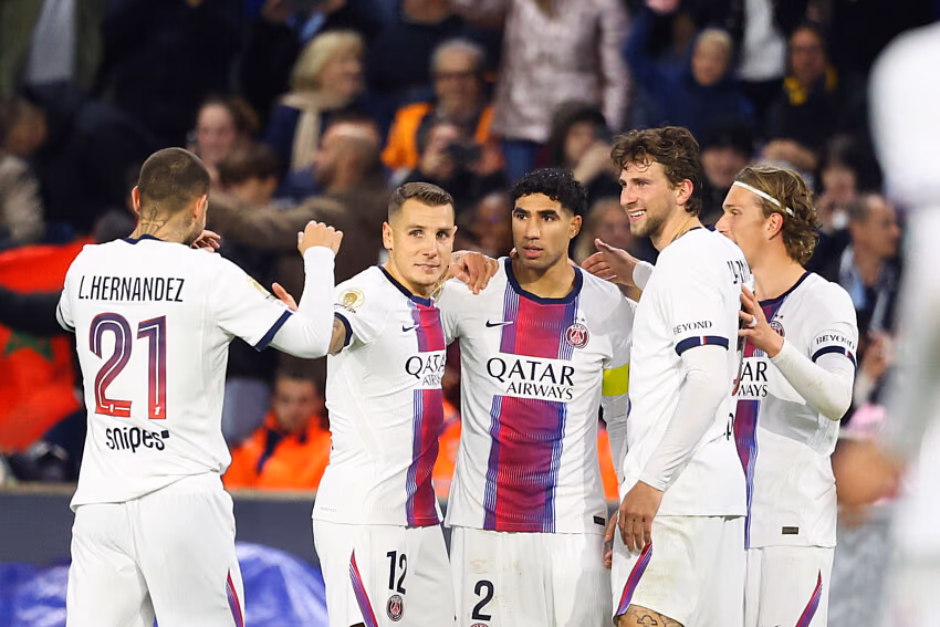 هدف ميكا جودتس يكتب تاريخًا جديدًا لباريس سان جيرمان في الدوري الفرنسي