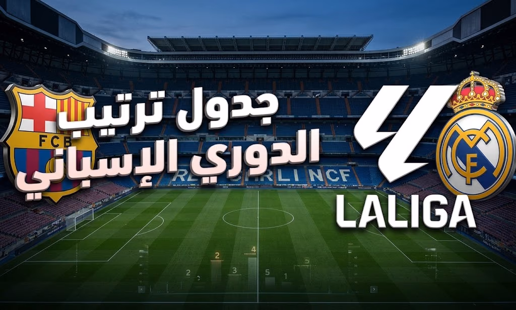جدول ترتيب الدوري الإسباني