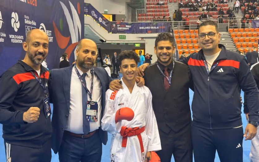إنجاز جديد للكاراتيه المصري في بولندا.. ذهبية معاذ مصطفى و3 برونزيات في بطولة العالم