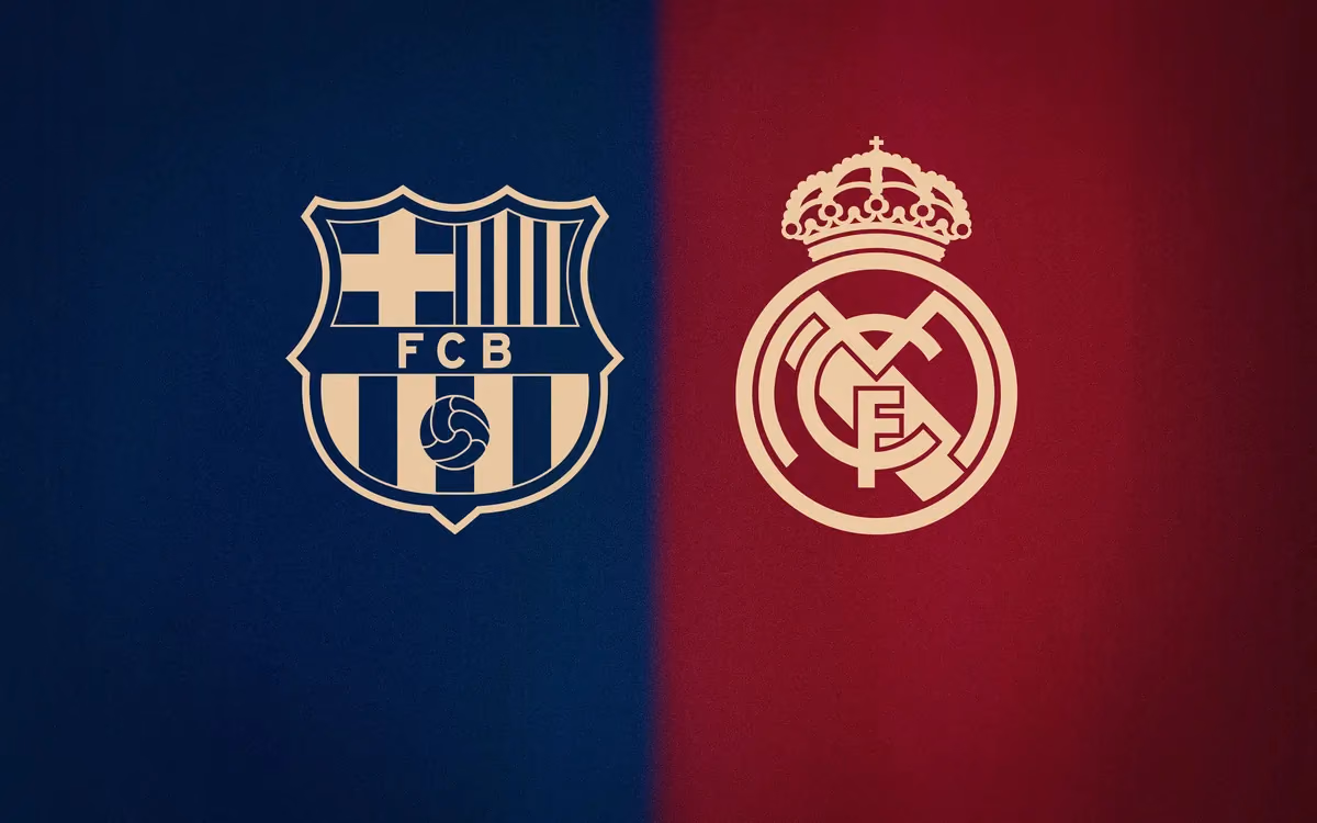 موعد مباراة برشلونة وريال مدريد